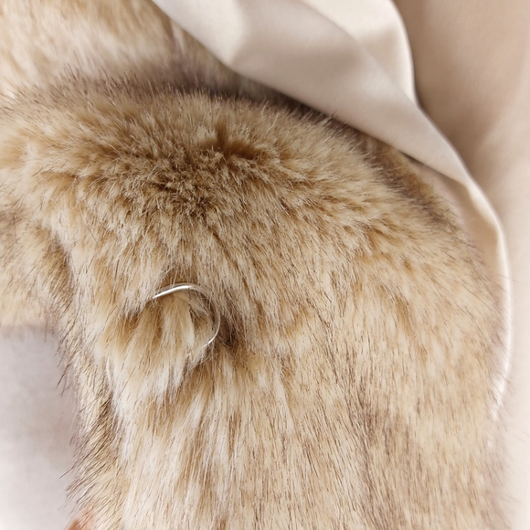 Sanctuary Designed in Las Vegas Womens S Natural Faux Fur Fully Lined Cozy Vest - Picture 10 of 12